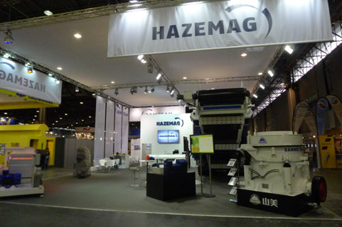 上海山美与德国HAZEMAG以联合参展的形式成功亮相Intermat 2012展会