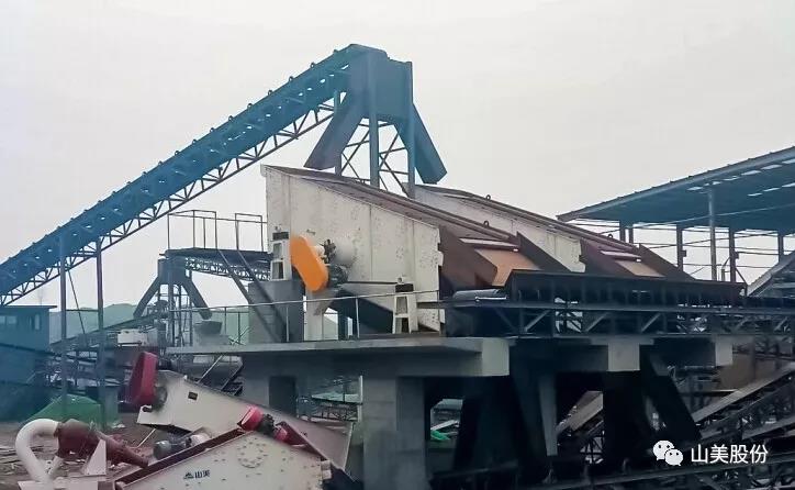 山美股份助力海螺水泥分宜年产100万吨机制砂生产线