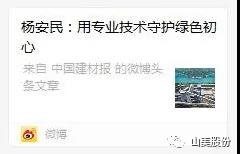 中国建材报专访｜用专业技术守护绿色初心-访电子游艺开户董事长杨安民
